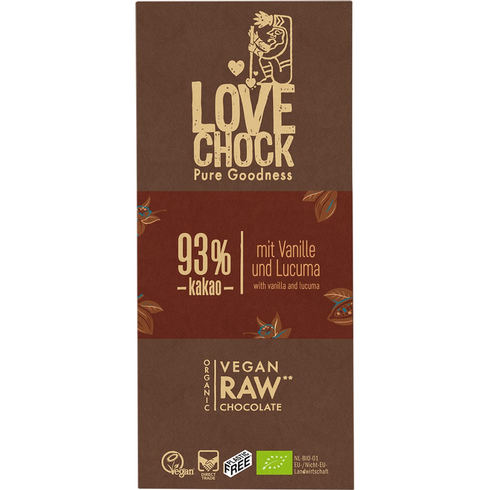 Ciocolata raw vegana cu 93% cacao
